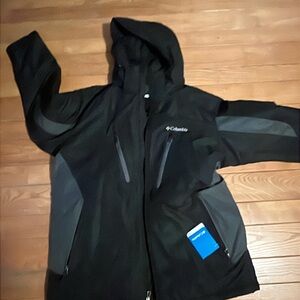 Columbia Black and Gray Outdoor Jacket